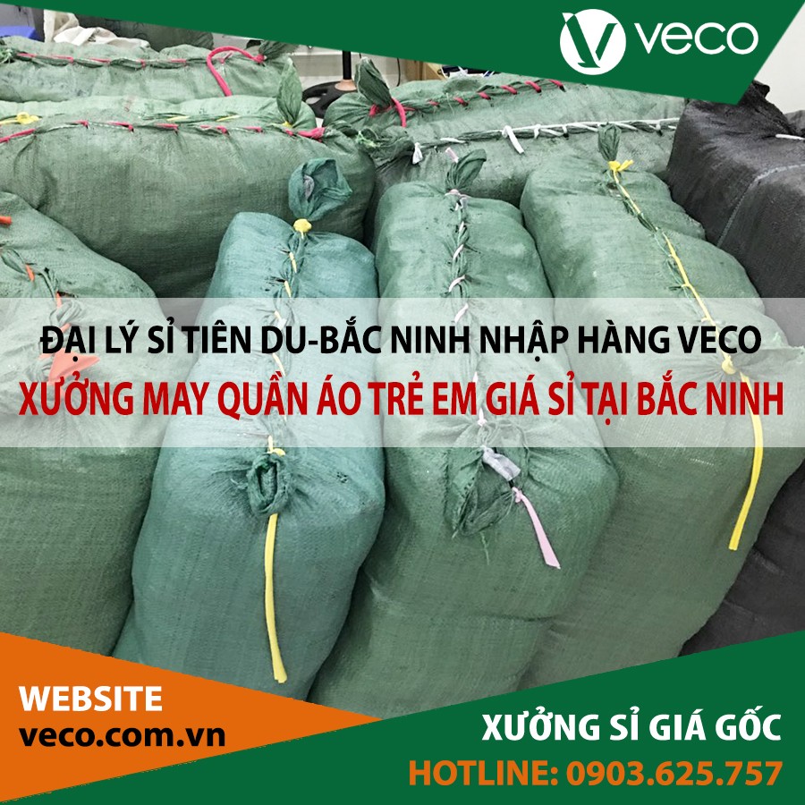 VECO-Xưởng may quần áo trẻ em giá sỉ tại Bắc Ninh